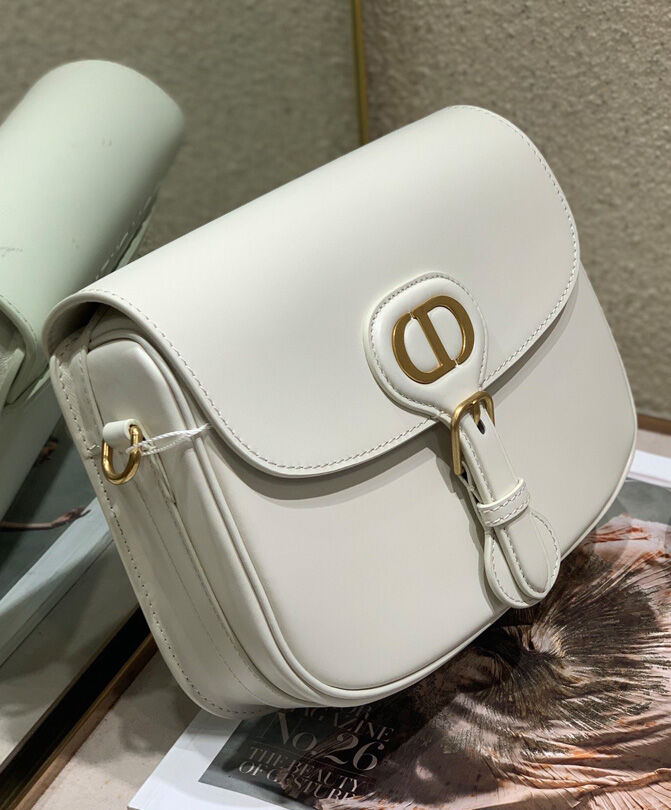 Christian Dior Medium Dior Bobby Bag White